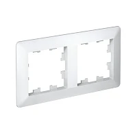 Systeme Electric AtlasDesign Air Белый/дымчатый белый Рамка 2-ая