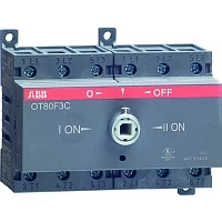 Выключатель-разъединитель реверсивный ABB OT80F3C 3Р 80А без ручки управления (рубильник)