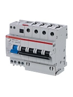 Дифференциальный автомат ABB DS204 4P AC-C25/0,03 6 модулей