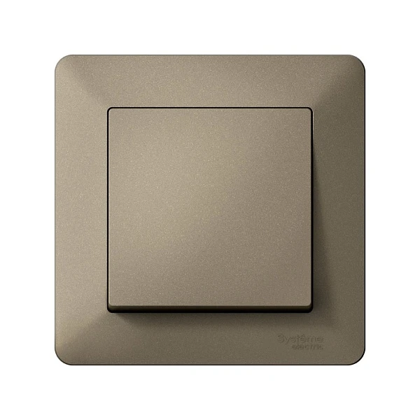 Systeme Electric AtlasDesign Air Шампань/дымчатый черный Рамка 1-ая