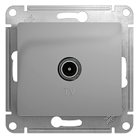 Розетка телевизионная Schneider Electric Glossa TV проходная 4DB алюминий