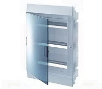 Шкаф в нишу ABB  Mistral 54М (3x18) прозрачная дверь c винтовым клеммным блоком 41A18X33B