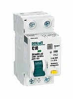 Dekraft Дифференциальный автомат (АВДТ) 1Р+N 10А 30мА тип AC х-ка C ДИФ-103 4.5кА