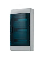 Шкаф влагозащищенный настенный ABB Mistral65 36М (3х12) прозрачная дверь с клеммным блоком 65P12X32A
