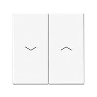 Systeme Electric ArtGallery Белый Выключатель 2-клавишный для жалюзи, 2х сх.4, 10А, механизм