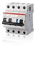 Дифференциальный автомат ABB DS203NC 4P C20 AC 30мА 6кА 4 модуля