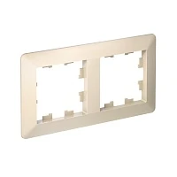 Systeme Electric AtlasDesign Air Бежевый/дымчатый белый Рамка 2-ая