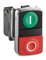 Двойная кнопка Schneider Electric XB4BL73415 с маркировкой 22мм