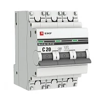 EKF PROxima ВА 47-63 Автоматический выключатель  (С) 3P 20А 4,5kA