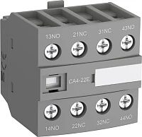 Блок контактный дополнительный ABB CA4-22M (2НО+2НЗ) для контакторов AF09…AF16..-30-10