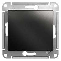 Выключатель Schneider Electric Glossa Антрацит Кнопка нажимная сх.1, 10AX