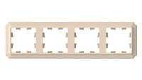 Systeme Electric AtlasDesign Antique Песочный Рамка 4-ая, универсальная