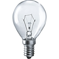 Лампа шар 40W E14 прозр.