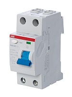 УЗО ABB F202 AC-80/0,1 2P 80A 100mA тип AC