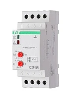 Реле контроля фаз F&F CZF-BR автомат защиты электродвигателей асимм. 40-80 В, 2A, 230B, 1NO, 1NC 