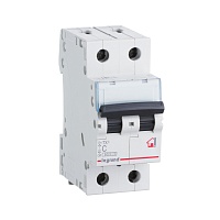 Автоматический выключатель Legrand TX3 C40A 2П 6kA