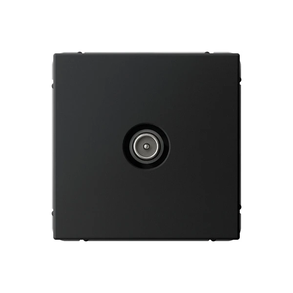 Systeme Electric ArtGallery Карбон TV Розетка оконечная 1DB, механизм