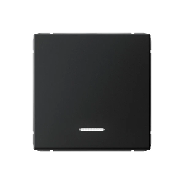 Systeme Electric ArtGallery Карбон Выключатель 1-клавишный с подсветкой, сх.1а, 10АХ, механизм