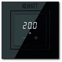 Терморегулятор IQ Thermostat D, под рамку 55х55 черный