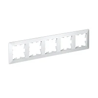 Systeme Electric AtlasDesign Air Белый/дымчатый белый Рамка 5-ая