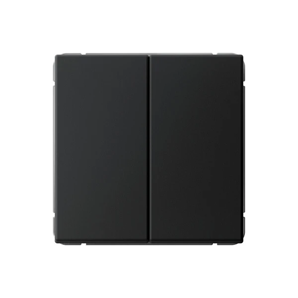 Systeme Electric ArtGallery Карбон Выключатель 2-клавишный кнопочный, сх.2, 10А, механизм