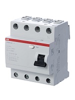 УЗО ABB FH204 AC-40/0,1 4P 40A 100mA тип AC