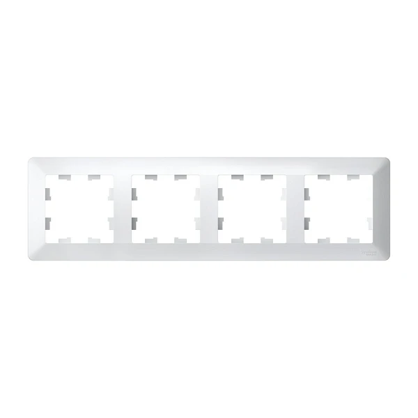 Systeme Electric AtlasDesign Air Белый/дымчатый белый Рамка 4-ая