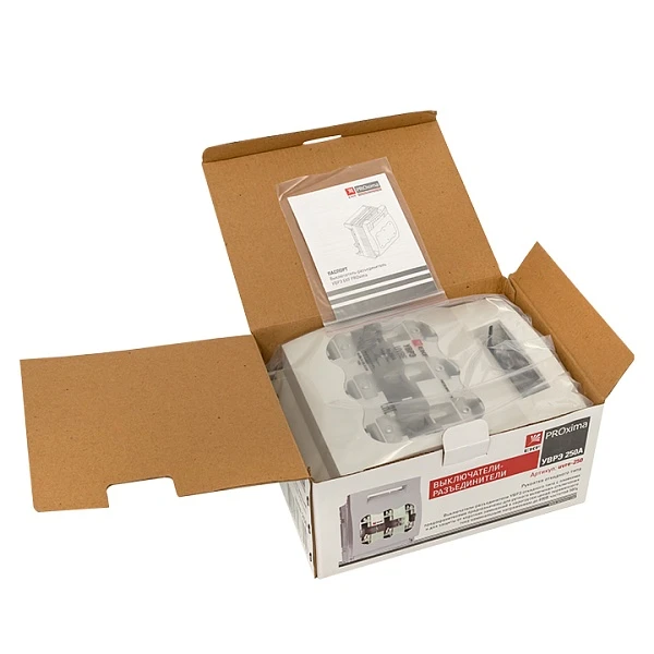 EKF PROxima Выключатель-разъединитель УВРЭ 250А откидного типа под предохранители ППН (габ.1)