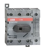 Выключатель-разъединитель ABB OT80F4N2 до 80А 4P (с резерв.ручкой)