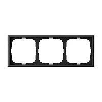 Systeme Electric ArtGallery Карбон Рамка 3-ая, универсальная
